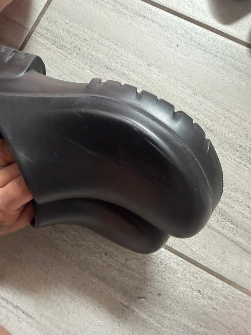 Birkenstock Women's Clogs in Black, White & Blue - Picture 4 of 10